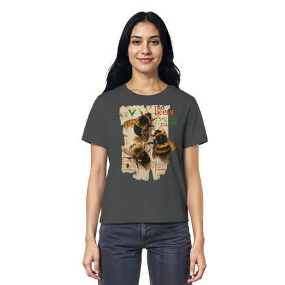 vegwear "no bees no life" 2.0 - Damen T-Shirt, bio, vegan