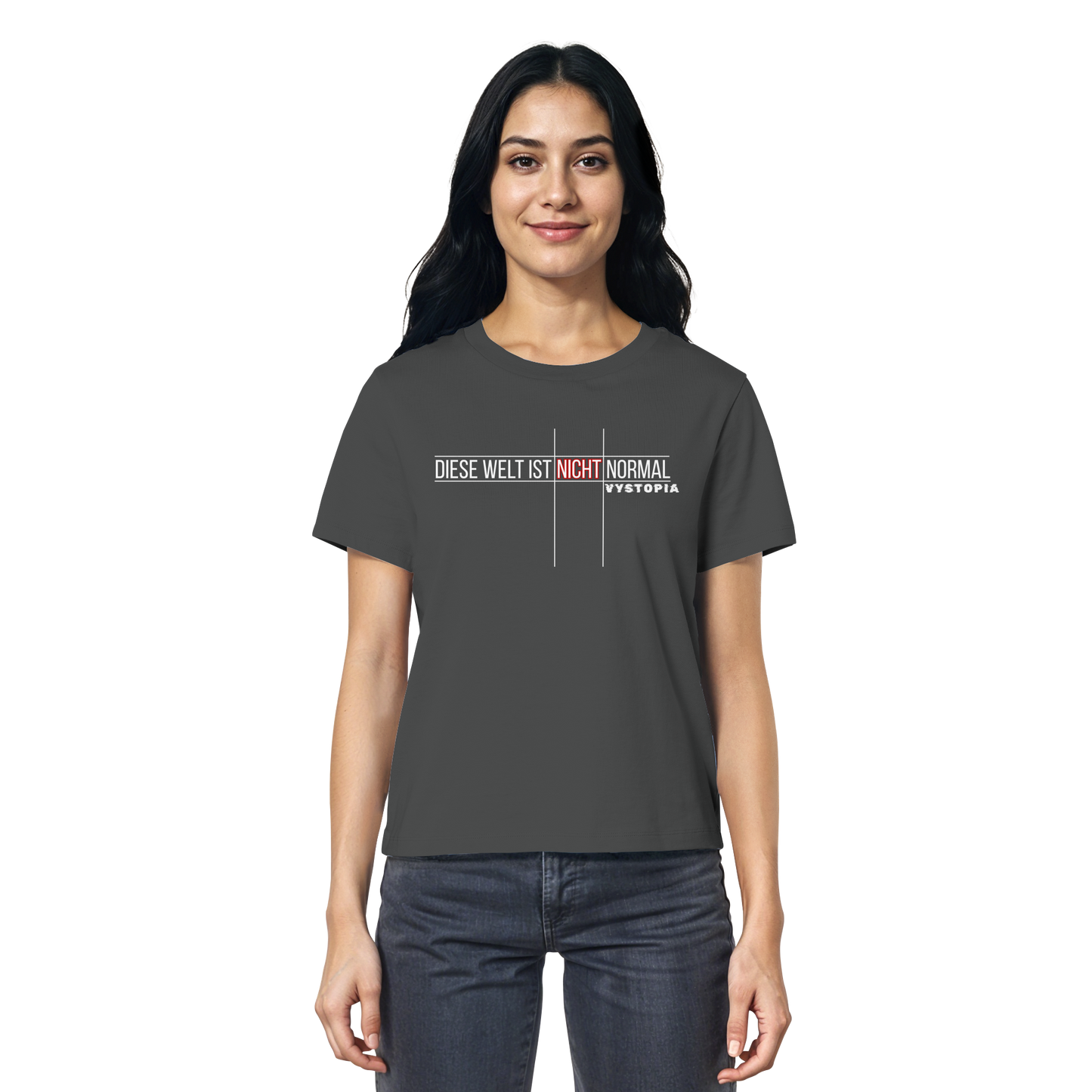 vegwear "Diese Welt ist nicht normal" - Damen Bio T-Shirt