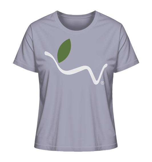 Motiv "vegwear Logo weiß" - Damen Bio T-Shirt