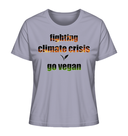 Motiv "fighting climate cirsis" - Damen Bio T-Shirt
