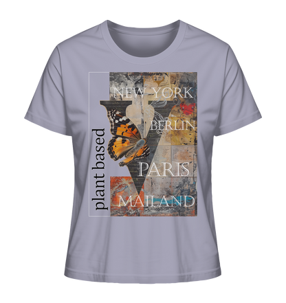Motiv "plant based cities" - Damen Bio T-Shirt