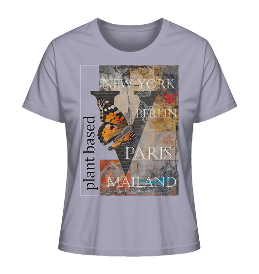 Motiv "plant based cities" - Damen Bio T-Shirt