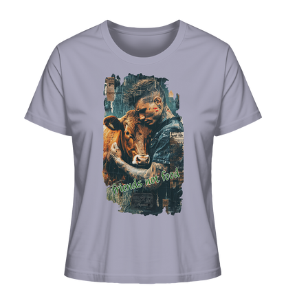 Motiv "friends not food" -Damen Bio T-Shirt