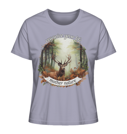 Motif "mother nature" - women's organic T-shirt