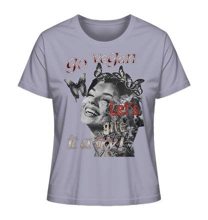 Motiv "Let's give it a try" - Damen Bio T-Shirt