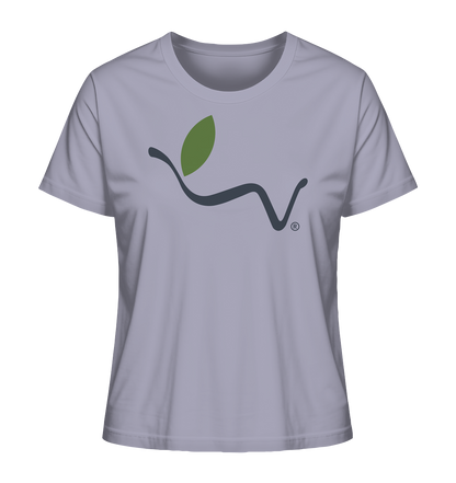 Motif "vegwear logo grey" - women's organic T-shirt