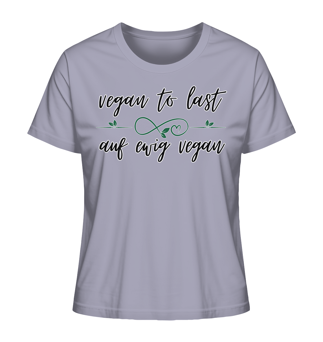 Motiv "vegan to last" - Damen Bio T-Shirt