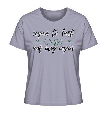 Motiv "vegan to last" - Damen Bio T-Shirt