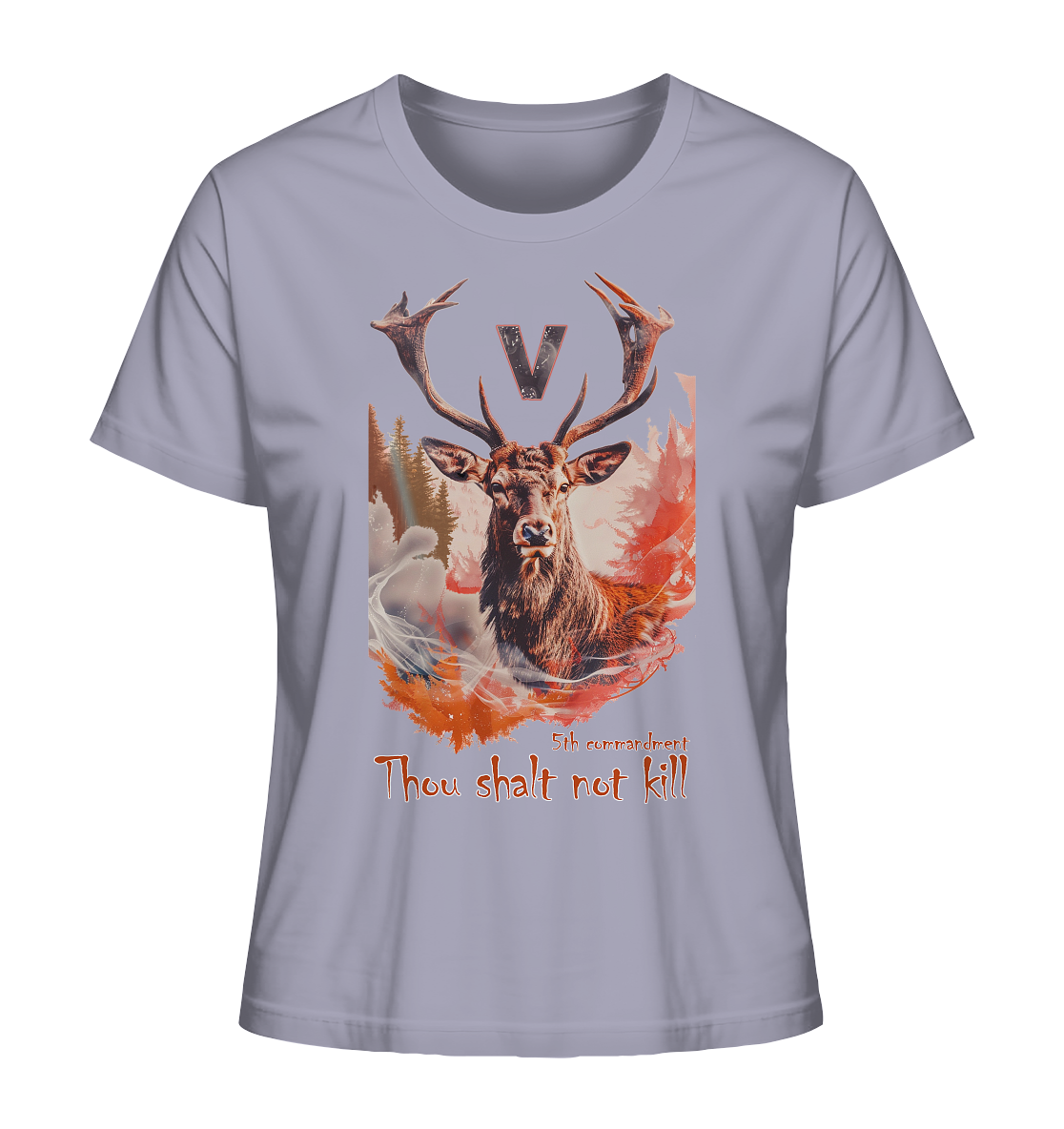 Motiv "thou shalt not kill"- Damen Bio T-Shirt