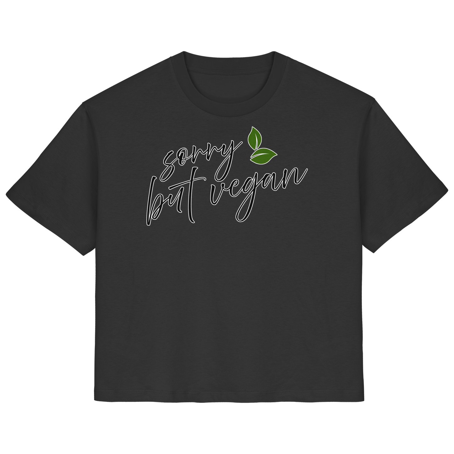 vegwear "sorry but vegan" - women's T-shirt, organic, vegan
