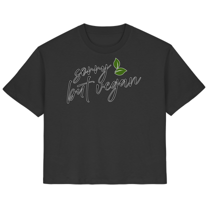 vegwear "sorry but vegan" - women's T-shirt, organic, vegan