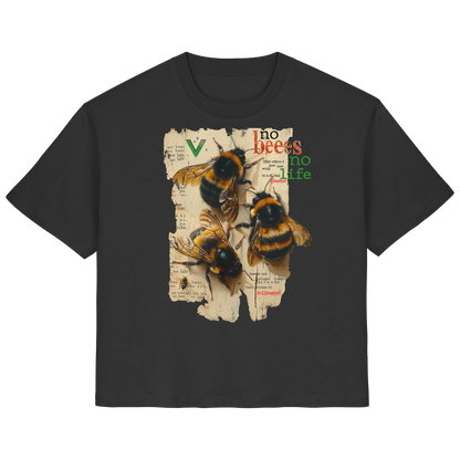 vegwear "no bees no life" 2.0 - Damen T-Shirt, bio, vegan