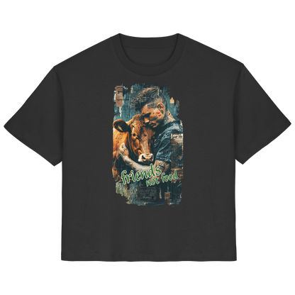 vegwear "friends not food" - Damen Bio T-Shirt, bio, fair
