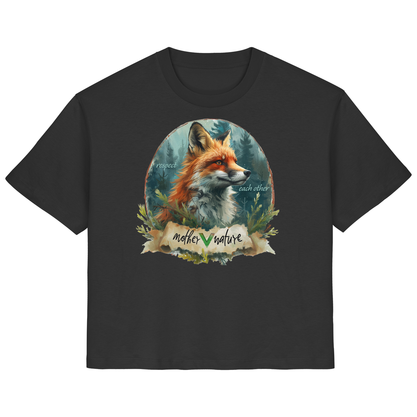 vegwear "respect each other" - Damen T-Shirt, vegan, bio