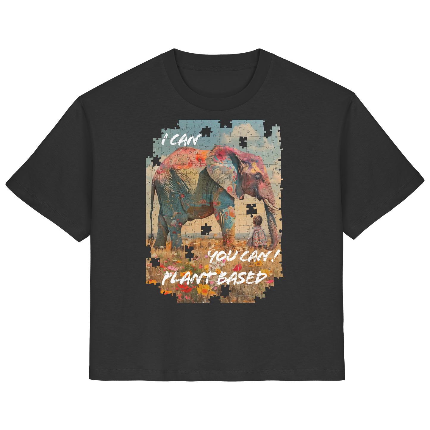 vegwear "I can you can"- Damen T-Shirt, bio, vegan