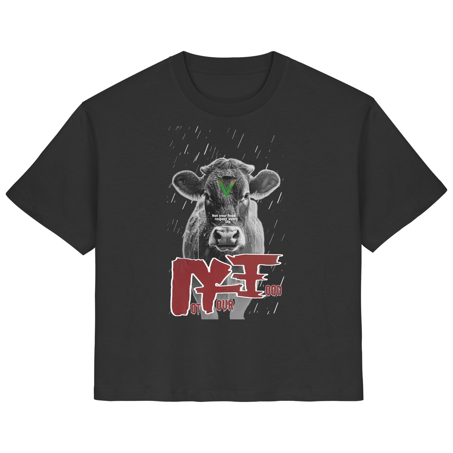 vegwear "not your food" - Damen Bio T-Shirt