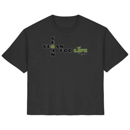 vegwear "vegan for life" - Damen T-Shirt bio vegan fair
