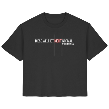 vegwear "Diese Welt ist nicht normal" - Damen Bio T-Shirt