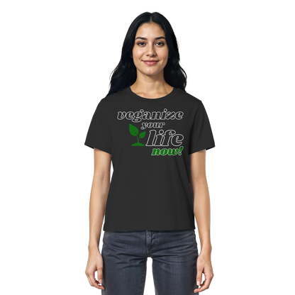 vegwear "veganize your life"  - Damen Shirt, bio, vegan, nachhaltig