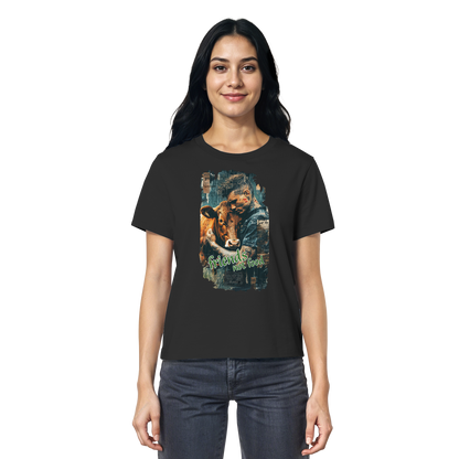 vegwear "friends not food" - Damen Bio T-Shirt, bio, fair