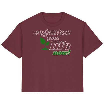 vegwear "veganize your life"  - Damen Shirt, bio, vegan, nachhaltig