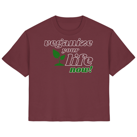 vegwear "veganize your life"  - Damen Shirt, bio, vegan, nachhaltig