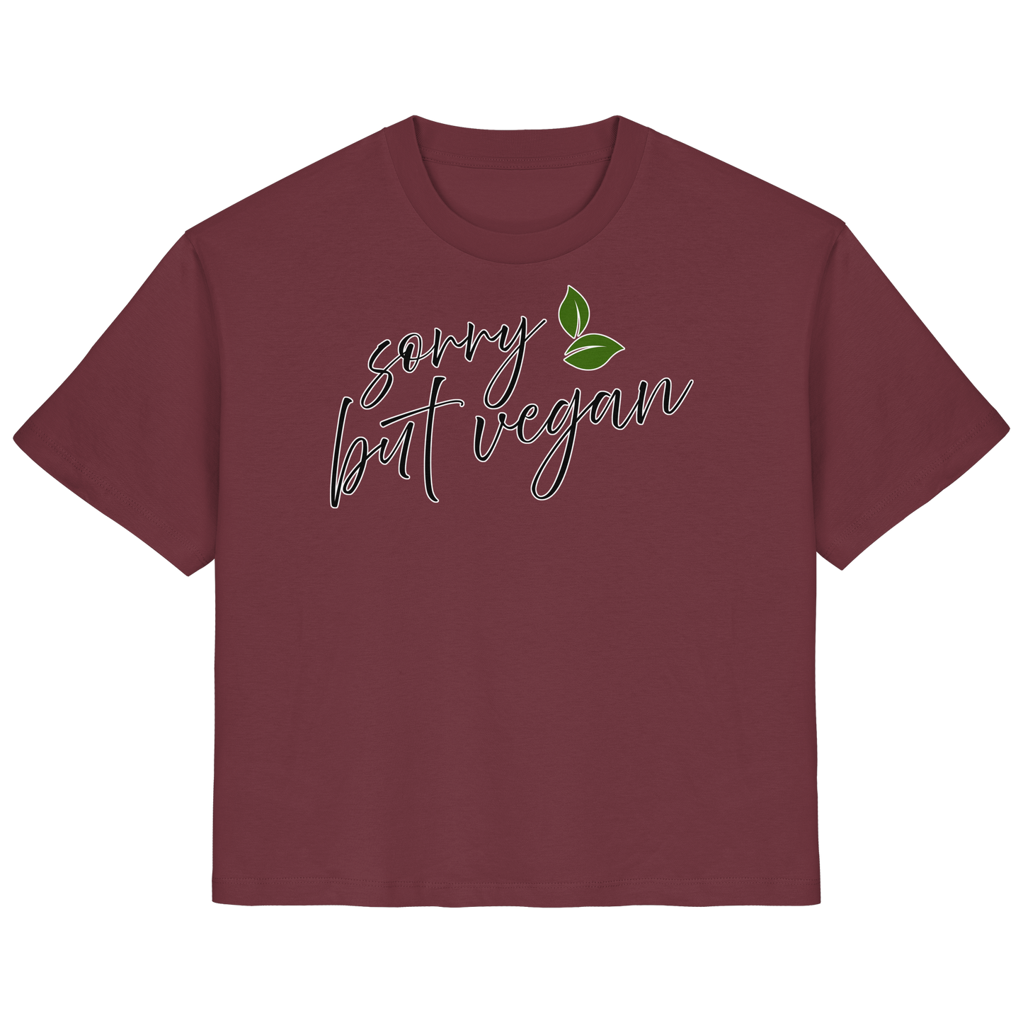 vegwear "sorry but vegan" - women's T-shirt, organic, vegan