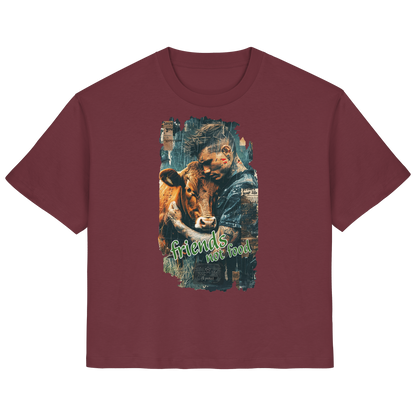 vegwear "friends not food" - Damen Bio T-Shirt, bio, fair