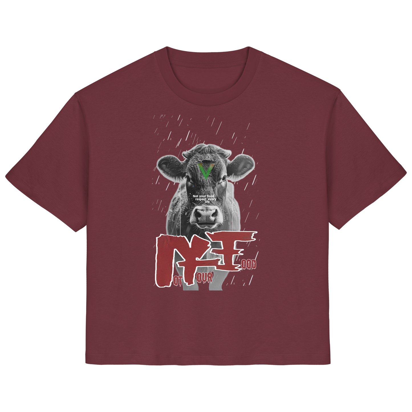 vegwear "not your food" - Damen Bio T-Shirt