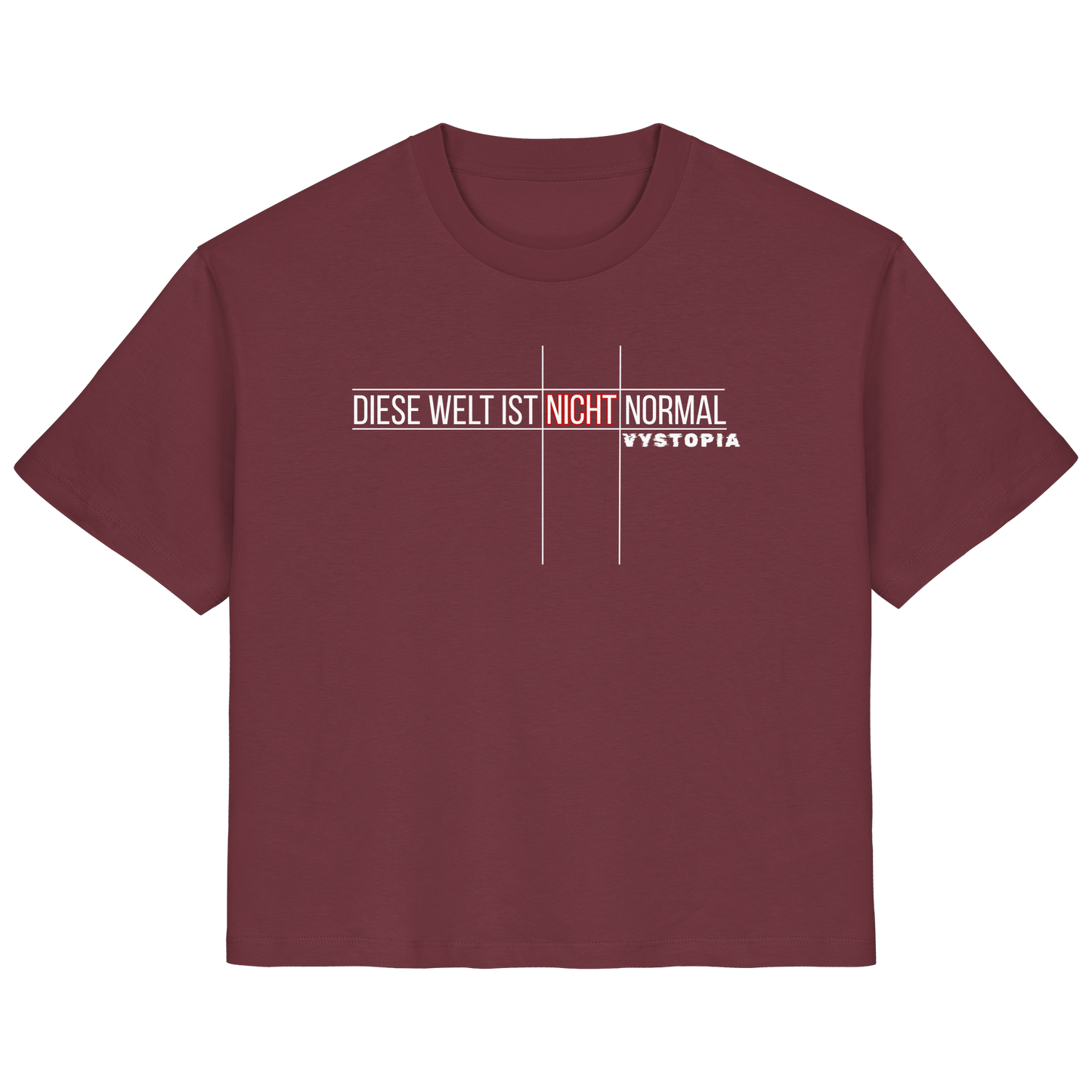 vegwear "Diese Welt ist nicht normal" - Damen Bio T-Shirt
