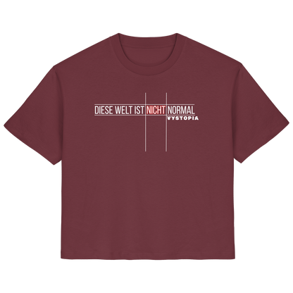 vegwear "Diese Welt ist nicht normal" - Damen Bio T-Shirt