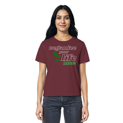 vegwear "veganize your life"  - Damen Shirt, bio, vegan, nachhaltig