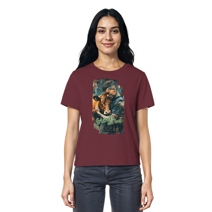 vegwear "friends not food" - Damen Bio T-Shirt, bio, fair