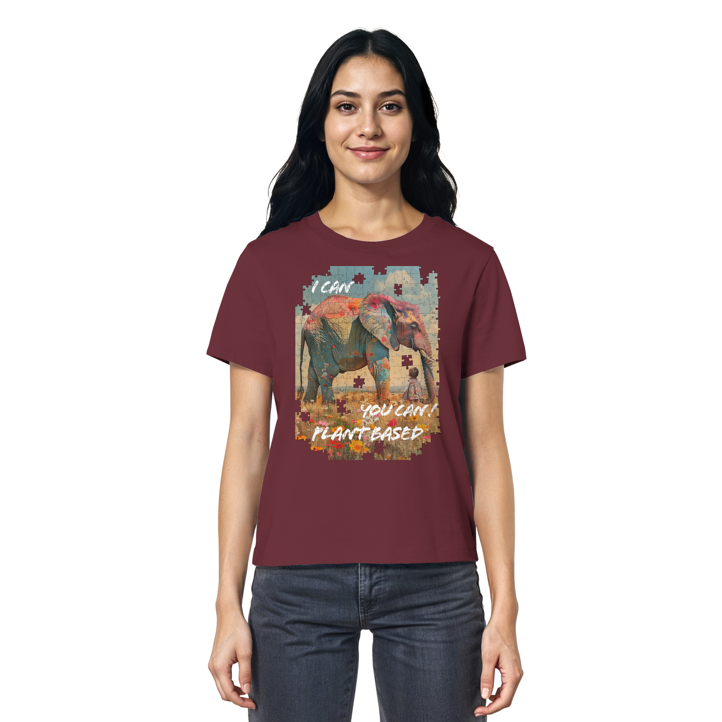 vegwear "I can you can"- Damen T-Shirt, bio, vegan