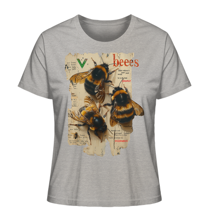 Motiv "no bees, no life" - Damen Bio T-Shirt