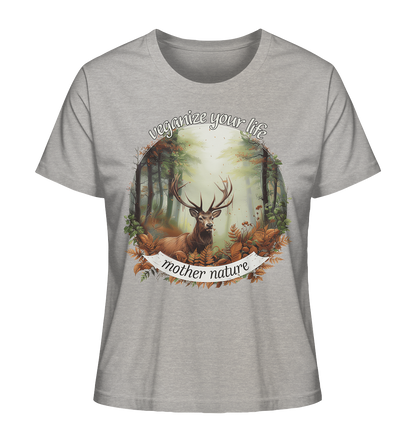 Motif "mother nature" - women's organic T-shirt
