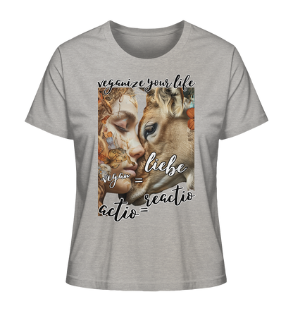 Motiv "actio = reactio" - Damen Bio T-Shirt