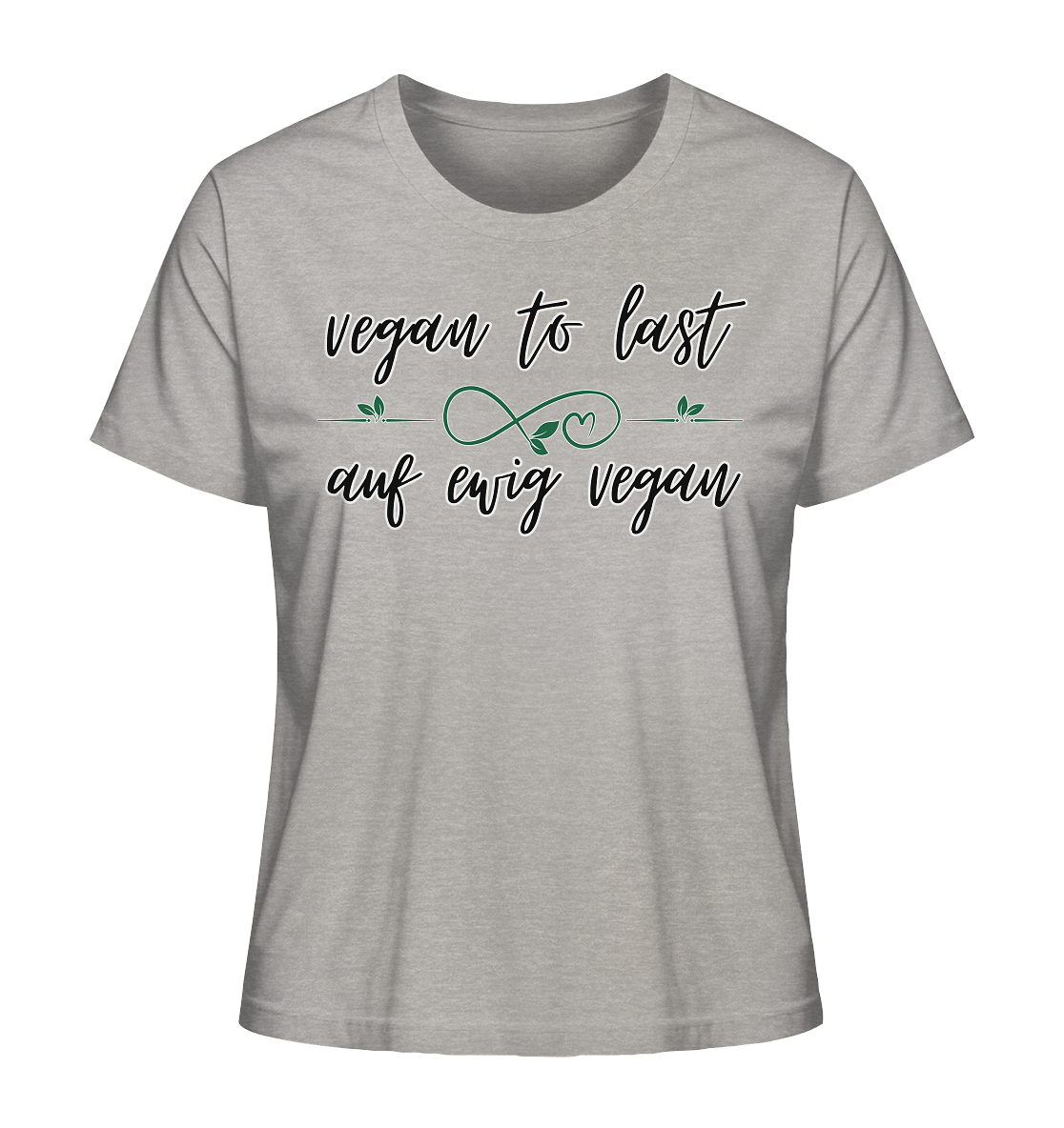 Motiv "vegan to last" - Damen Bio T-Shirt
