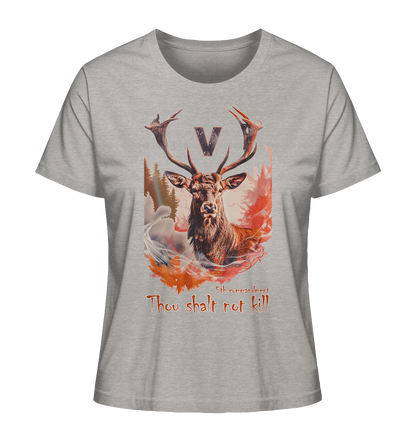 Motiv "thou shalt not kill"- Damen Bio T-Shirt