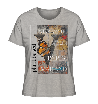 Motiv "plant based cities" - Damen Bio T-Shirt