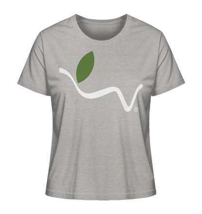 Motiv "vegwear Logo weiß" - Damen Bio T-Shirt