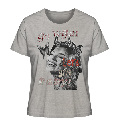 Motiv "Let's give it a try" - Damen Bio T-Shirt