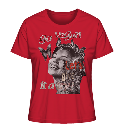 Motiv "Let's give it a try" - Damen Bio T-Shirt