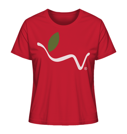 Motiv "vegwear Logo weiß" - Damen Bio T-Shirt