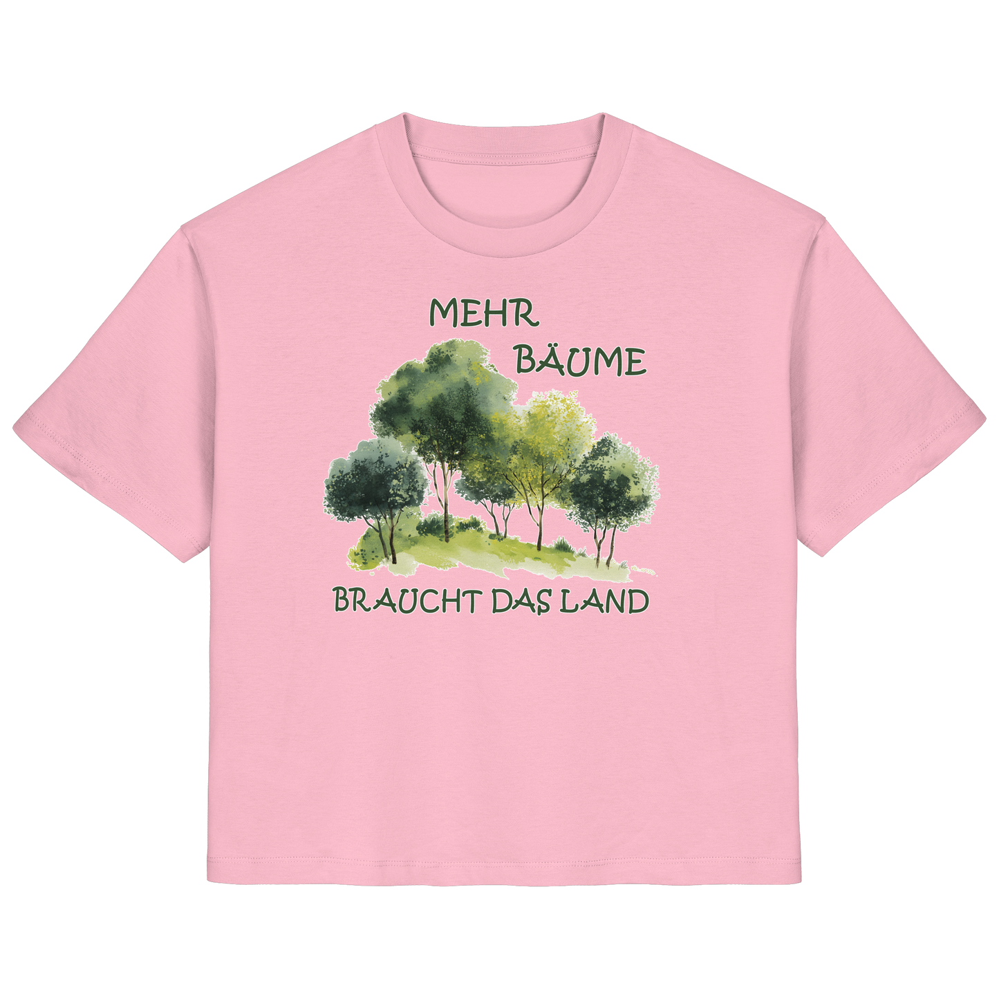 vegwear "mehr Bäume braucht das Land" - Damen Bio T-Shirt, vegan, fair, nachhaltig