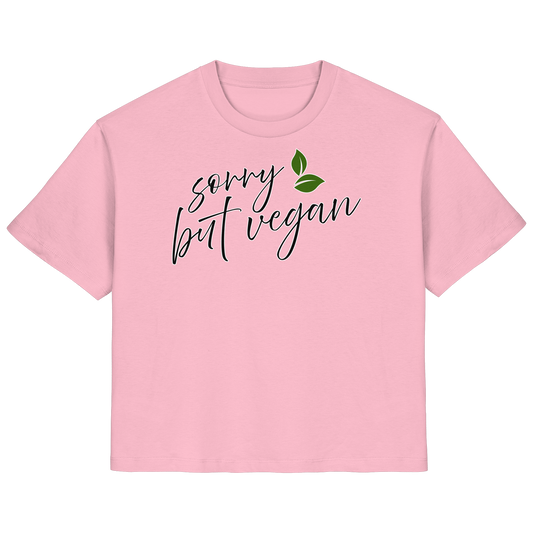 vegwear "sorry but vegan" - women's T-shirt, organic, vegan