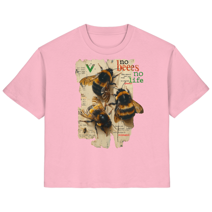 vegwear "no bees no life" 2.0 - Damen T-Shirt, bio, vegan