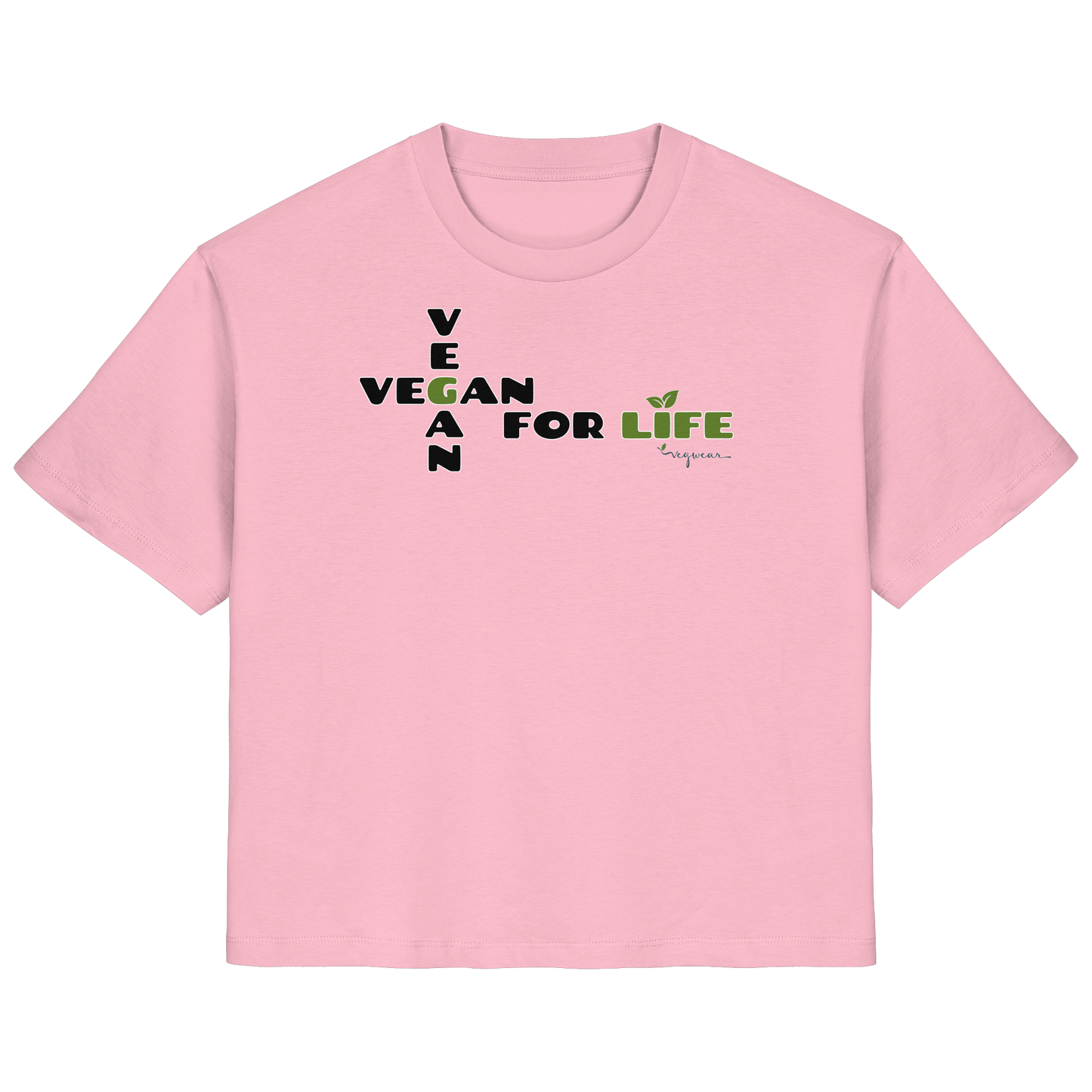 vegwear "vegan for life" - Damen T-Shirt bio vegan fair