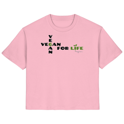 vegwear "vegan for life" - Damen T-Shirt bio vegan fair
