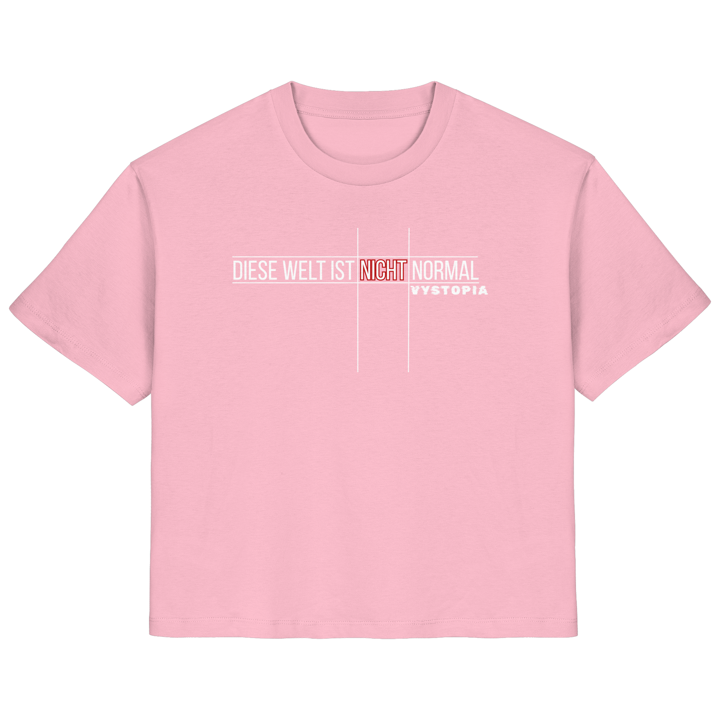 vegwear "Diese Welt ist nicht normal" - Damen Bio T-Shirt